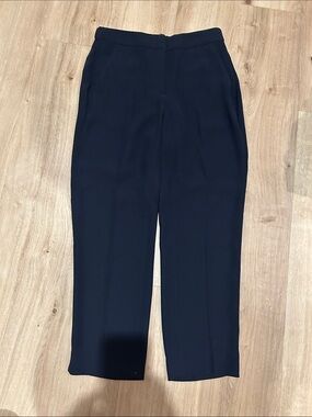 jcrew navy Cropped Dress Pants